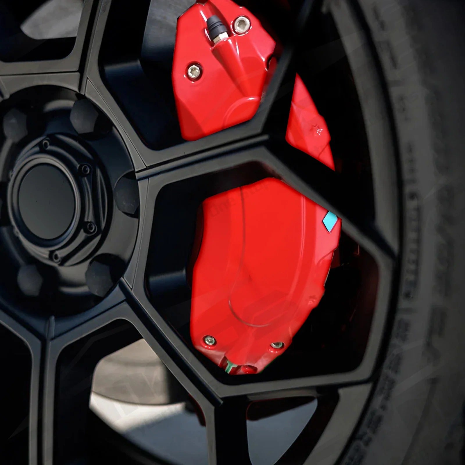 CTmods® Red/Yellow Brake Caliper Covers Wheel Accessories For Tesla Cybertruck