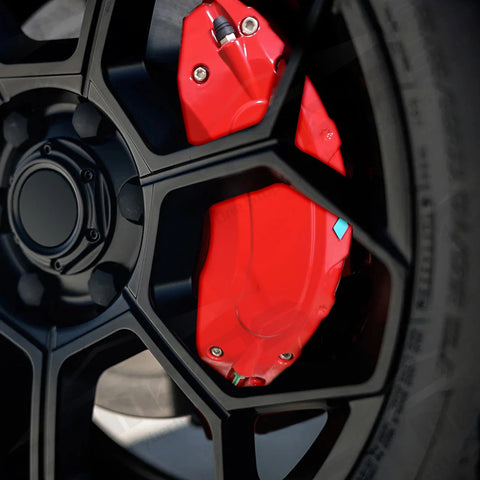 CTmods® Red/Yellow Brake Caliper Covers Wheel Accessories For Tesla Cybertruck