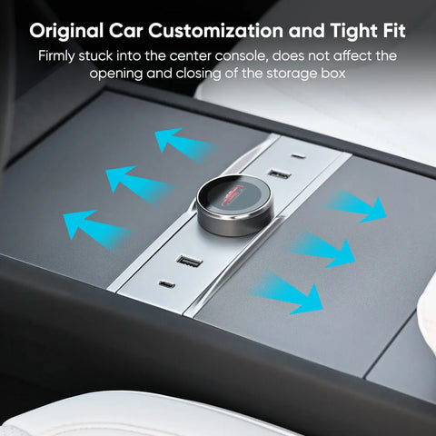 Smart Rotating Gear Shift Dock For Tesla Model Y Juniper Model 3 Highland