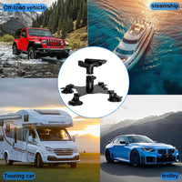 Starlink Mini Heavy-Duty Suction Cup Mount – Adjustable Roof & Sunroof Mount with Base for Car, RV and Boat