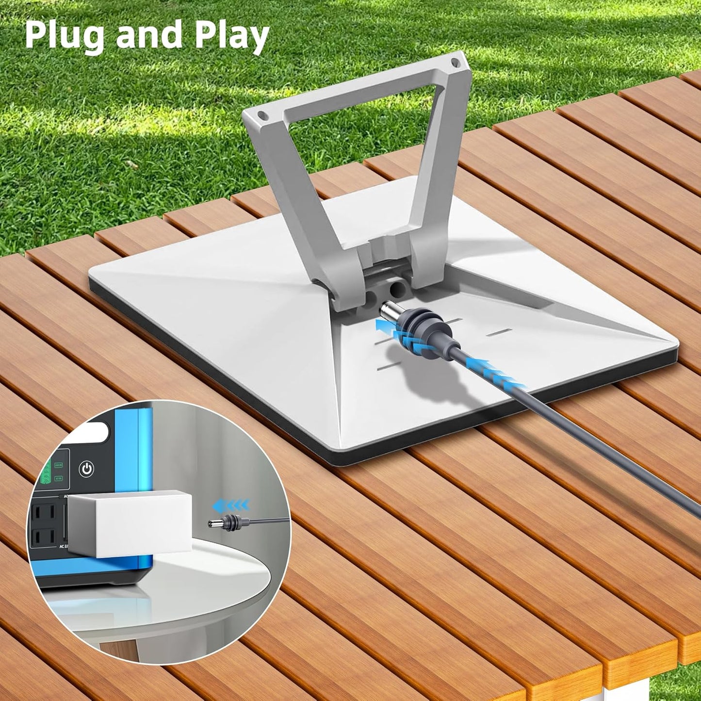 16FT/5M Starlink Mini DC/Type-C to DC Power Cable