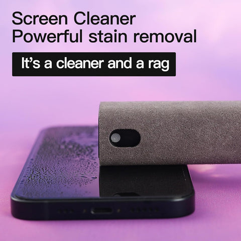 2026 Touchscreen Screen Cleaner Kit 2 Pcs, Phone, Tablet and Car Screen Cleaner, Two in One Spray and Microfiber Cloth