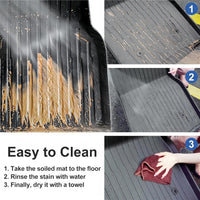 Compatible with BYD Shark 6 2025 2024 Full Cover Floor Mats with Door Sill Protector, Floor Liners Cargo Liner Protection(3PCS Carpet Set)