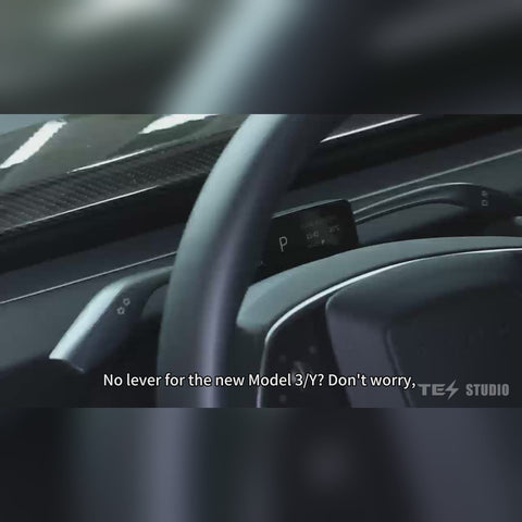 Turn Signal & Gear Shift Stalk With Mini Display For Tesla Model 3 Highland / Y Juniper