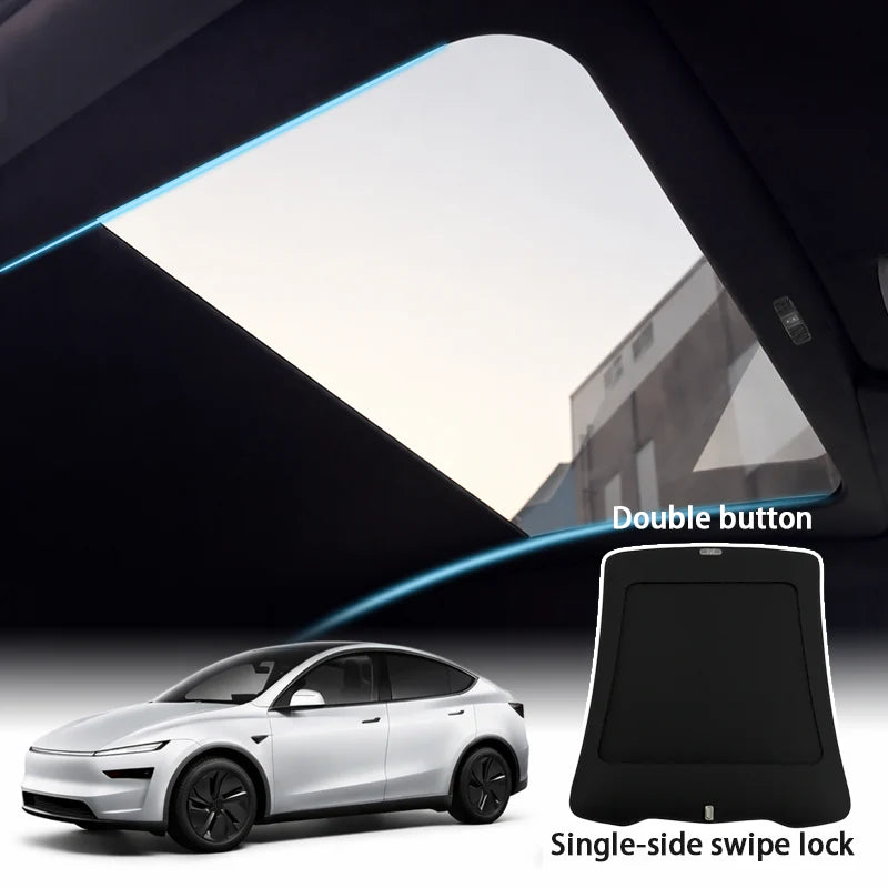 Tesla Model Y Juniper Electric Voice-Controlled Power Sunshade (2025+) - With Ambient Light