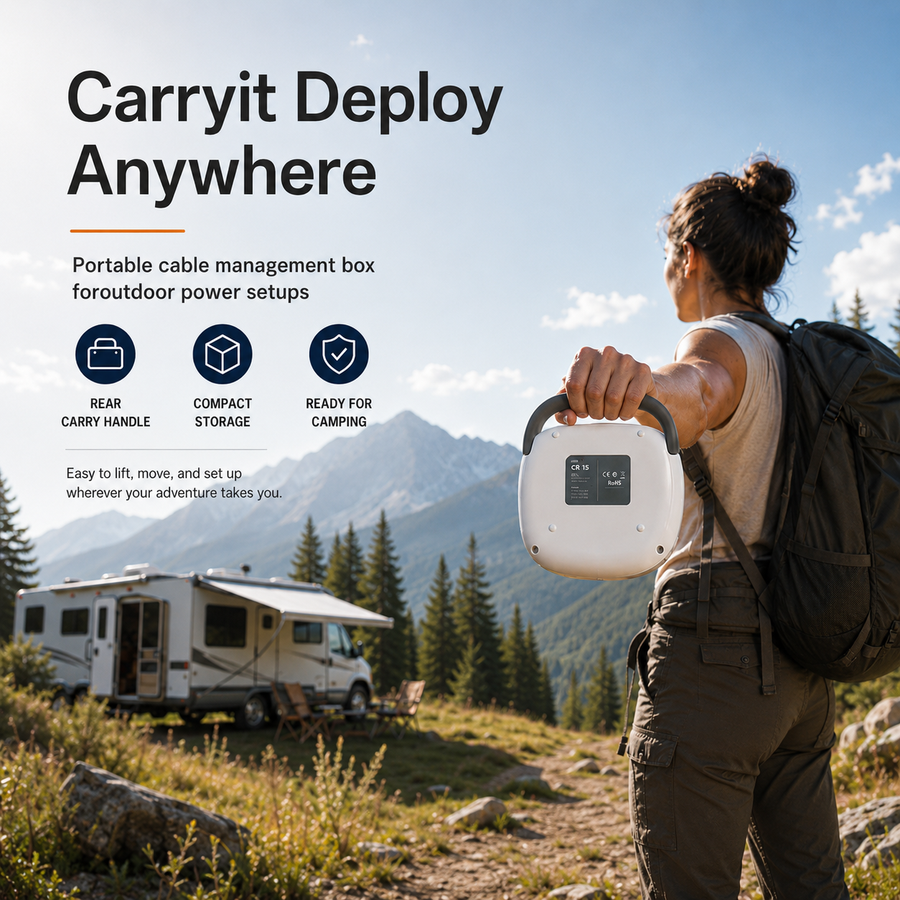 Starlink Mini Portable Cable Reel Power Hub - 10M/15M