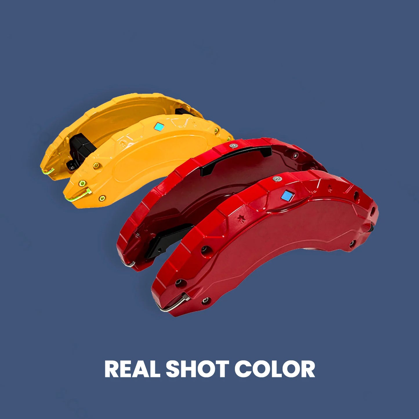 CTmods® Red/Yellow Brake Caliper Covers Wheel Accessories For Tesla Cybertruck