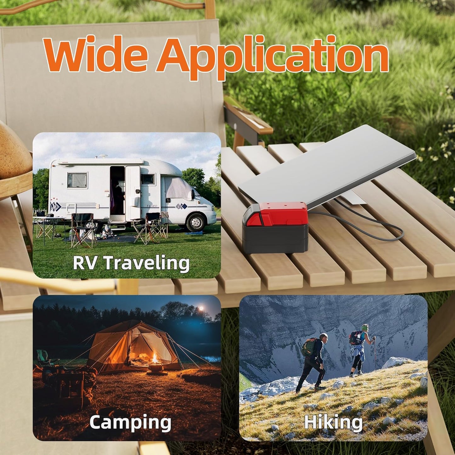 Starlink Mini 18V Battery DC Power Cable  Adapter,  3.2FT 18AWG Cord Plug and Play 1M