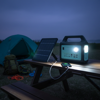 Bluetooth Outdoor Portable 20W Solar Media Home Lighting System