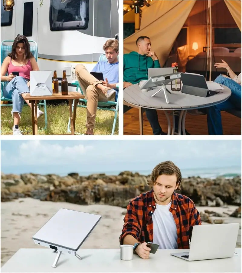 Remote work and camping with Starlink Mini power bank
