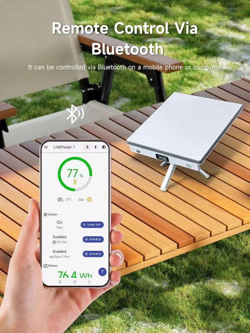CTMods Starlink Mini Power Bank Bluetooth remote control app monitoring