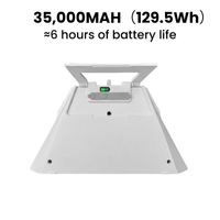 CTmods 35,000mAh portable power bank for Starlink Mini with 129.5Wh capacity and extended runtime