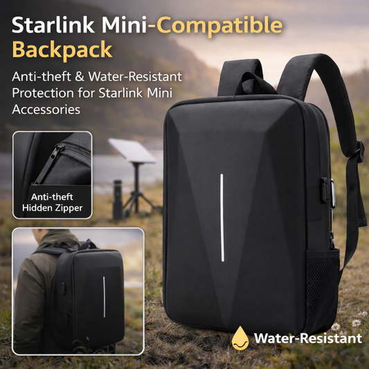 CTmods Starlink Mini Backpack - Anti-theft, Water-resistant Storage Bag for Starlink Accessories