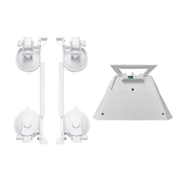 CTmods portable power bank for Starlink Mini shown with compatible suction cup mounts for flexible surface installation