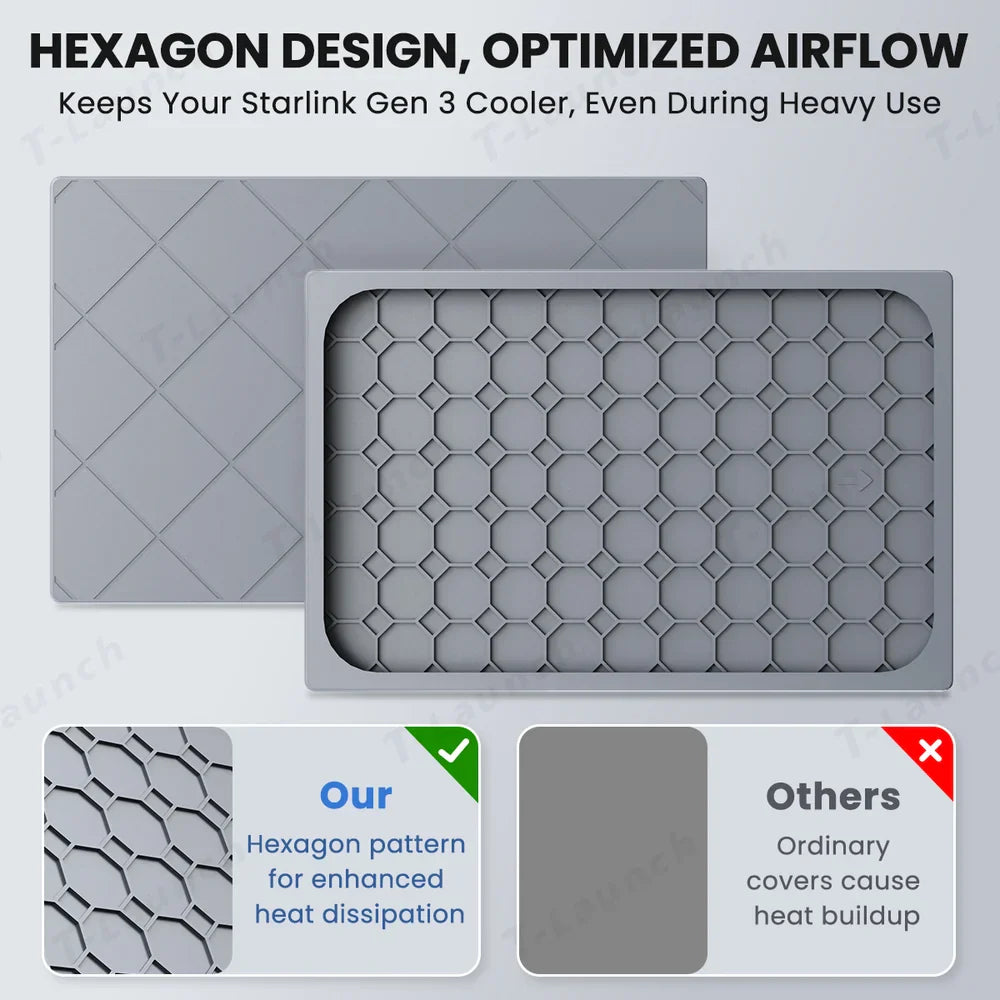 Silicone Protector Cover Case for Starlink Gen 3 Dish