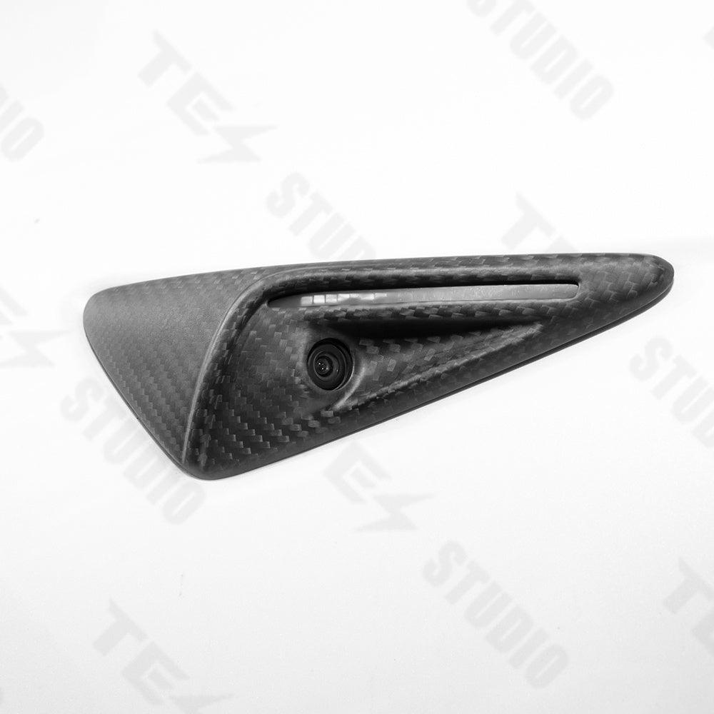 Real Carbon Fiber Side Camera Cover for Tesla Model 3 Model Y
