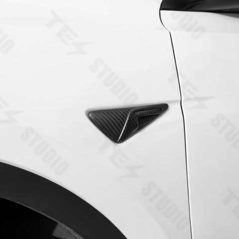 Real Carbon Fiber Side Camera Cover for Tesla Model 3 Model Y