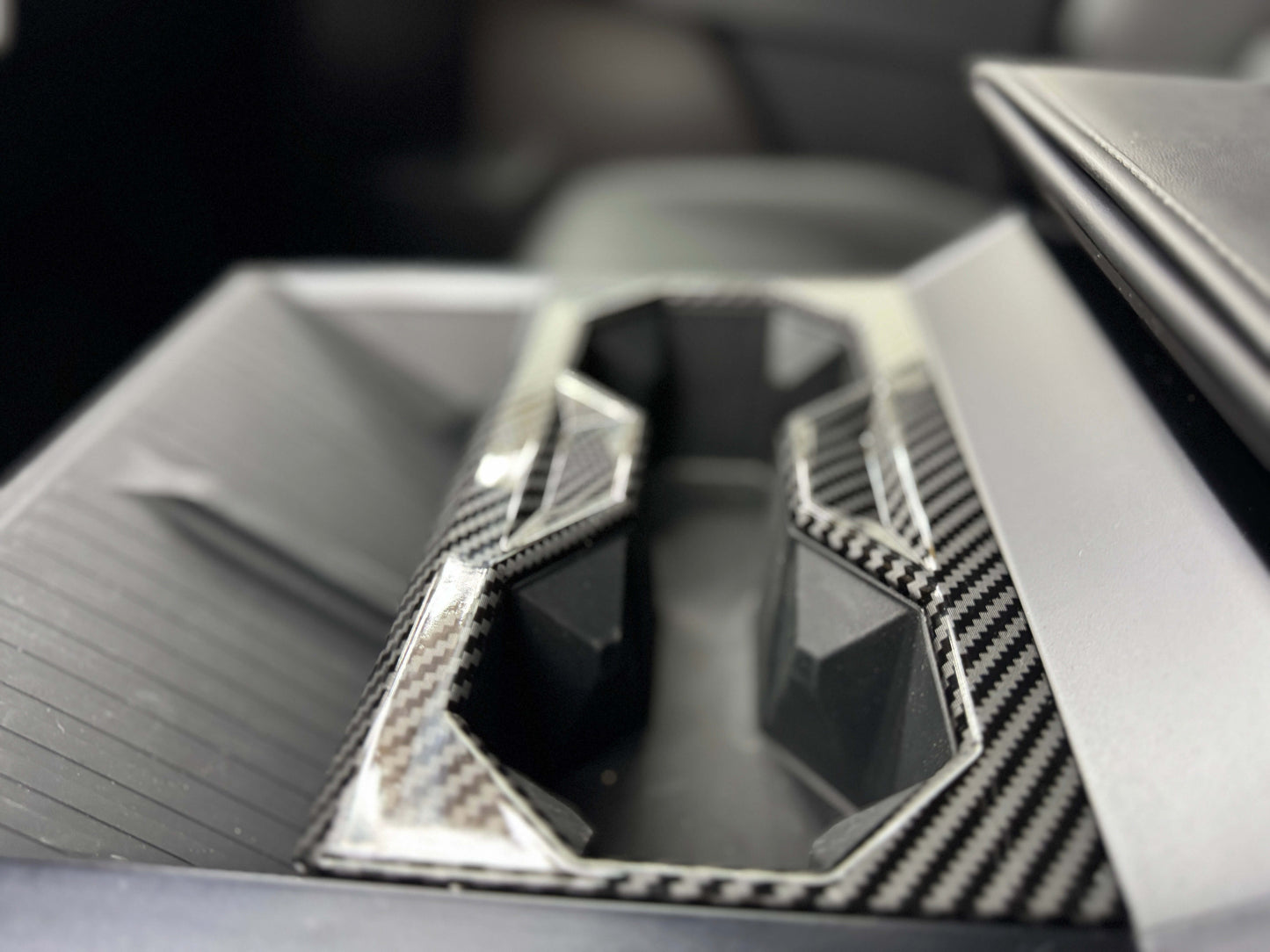Cup Holder Trim Cover for Cybertruck CTmods