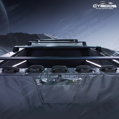 크로스바 루프 랙 루프탑 카고 랙 캐리어 테슬라 사이버트럭 CTmods