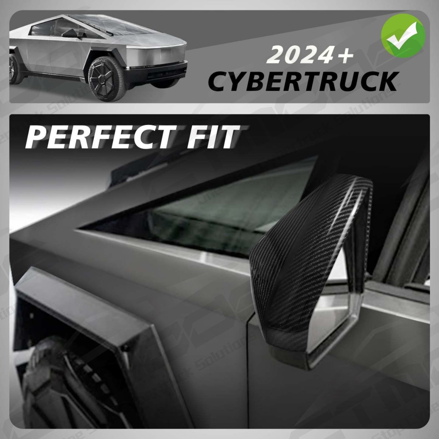 Side Mirror Covers for Cybertruck Accessories CTmods