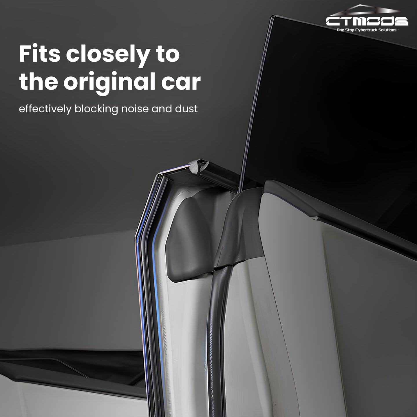 Cybertruck Car Door Seal Kit Soundproof Wind Noise Reduction CTmods®