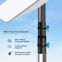 Kit de mástil de tierra de 7 pies con adaptador para Starlink Gen 2 Dish
