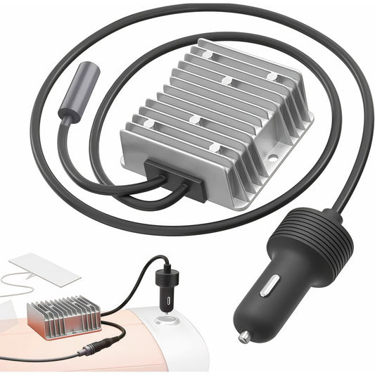 Cargador de coche de 12V/24V a 57V con convertidor elevador y conector hembra para Starlink Gen 3