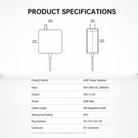 Starlink Mini 60W Fast Charging Power Adapter, 30V 2A