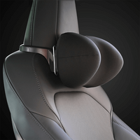Almohada de cuello ajustable SPA, reposacabezas agradable para la piel para Tesla Model Y Juniper