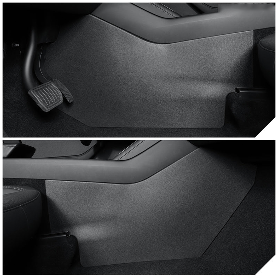 Rear Anti-kick Lower Pad Air Vent Guard Pedal Center Console Panel Protector (5Pcs) For Tesla Model Y Juniper