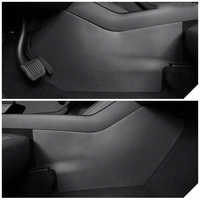 Rear Anti-kick Lower Pad Air Vent Guard Pedal Center Console Panel Protector (5Pcs) For Tesla Model Y Juniper