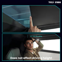 Voice-controlled Electric Sunshade Powered Glass Roof Sunshade For Tesla Cybertruck