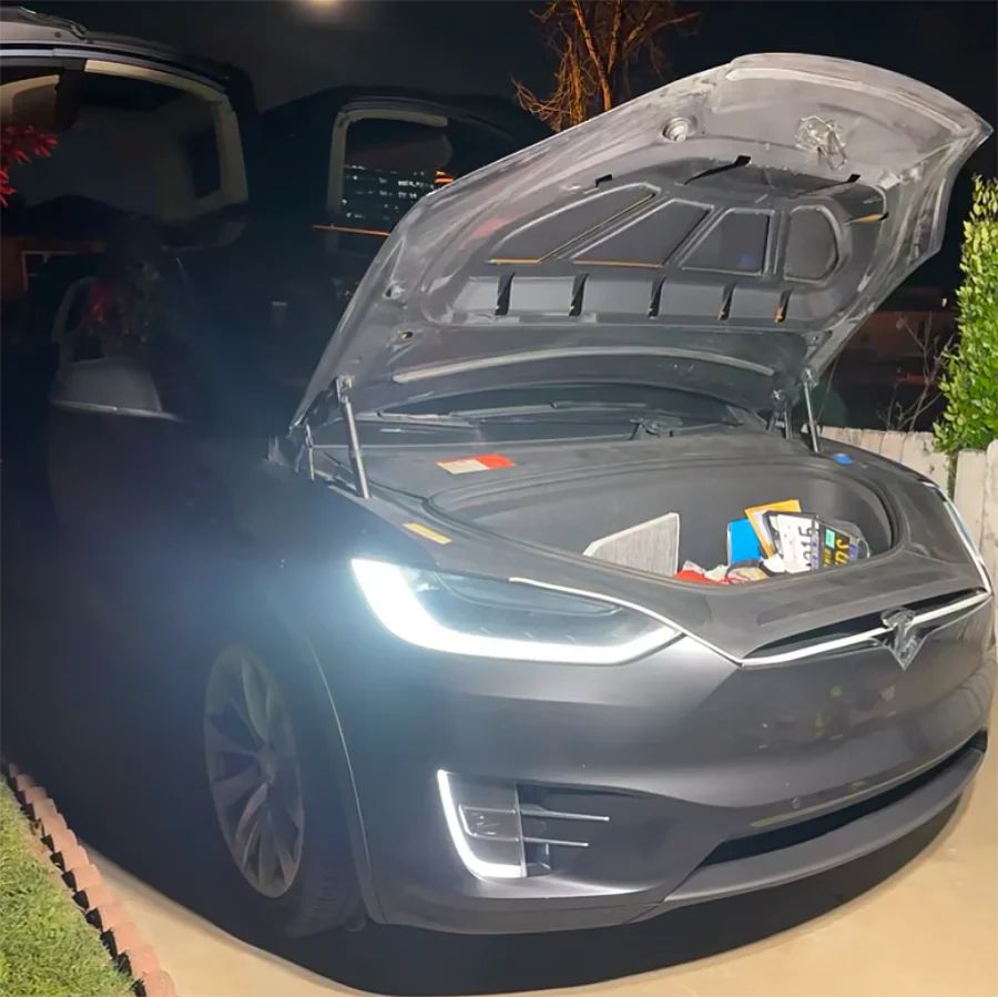 Electric Power Frunk Front Trunk Soft Closing Lock For Tesla Accessories Model X