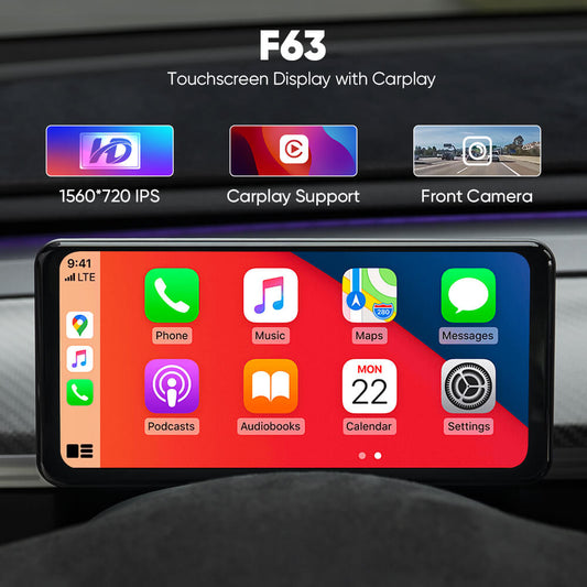 F63 CarPlay Dashboard Display Custom Fit for Tesla Model 3/Y / Highland CTmods®