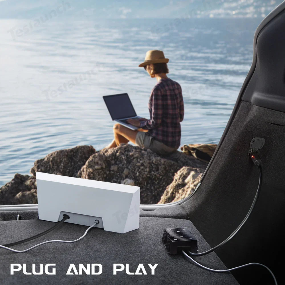 Car Charger 12V/24V to 57V Power Adapter with DC Plug for Starlink Gen 3