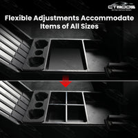 Front Lower Console Floor Console Organizer for Cybertruck CTmods®
