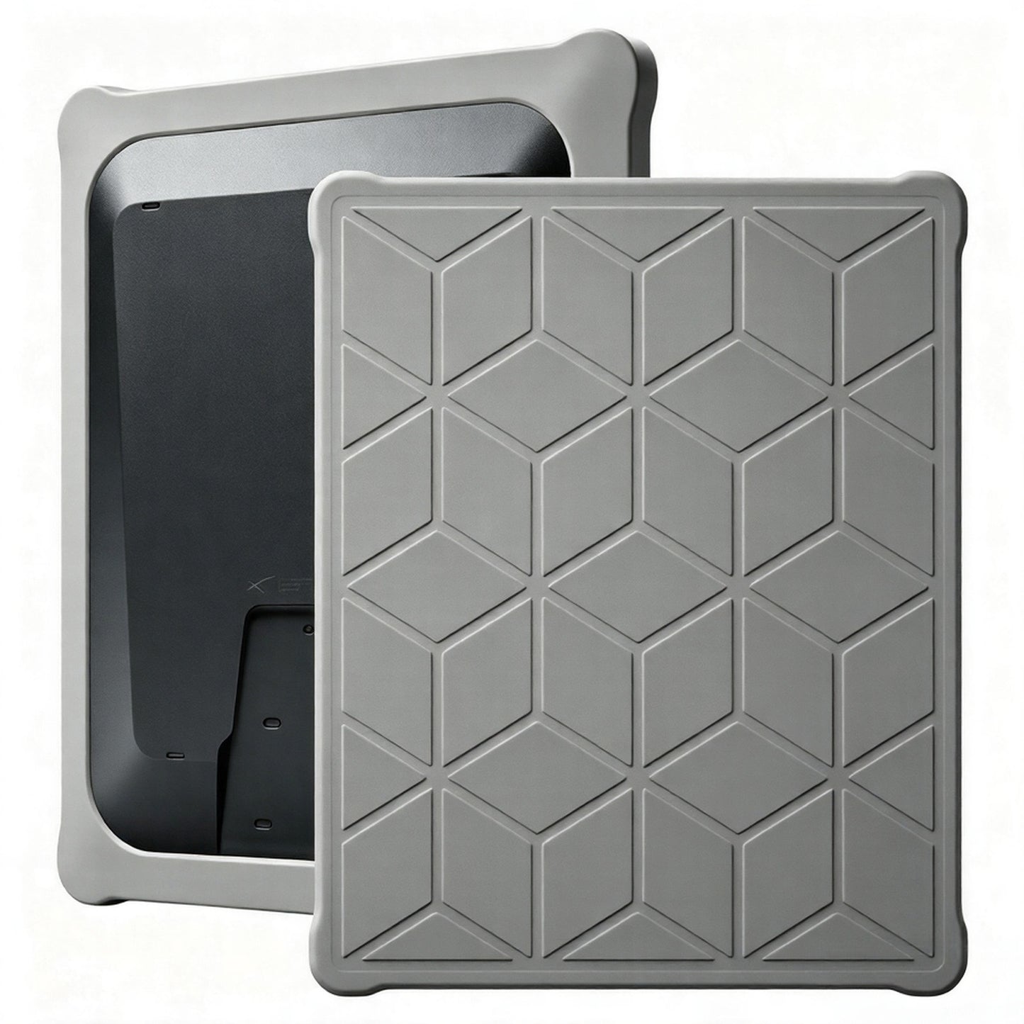 Gray Starlink V5 Silicone Protective Case 3D Diamond Pattern color option