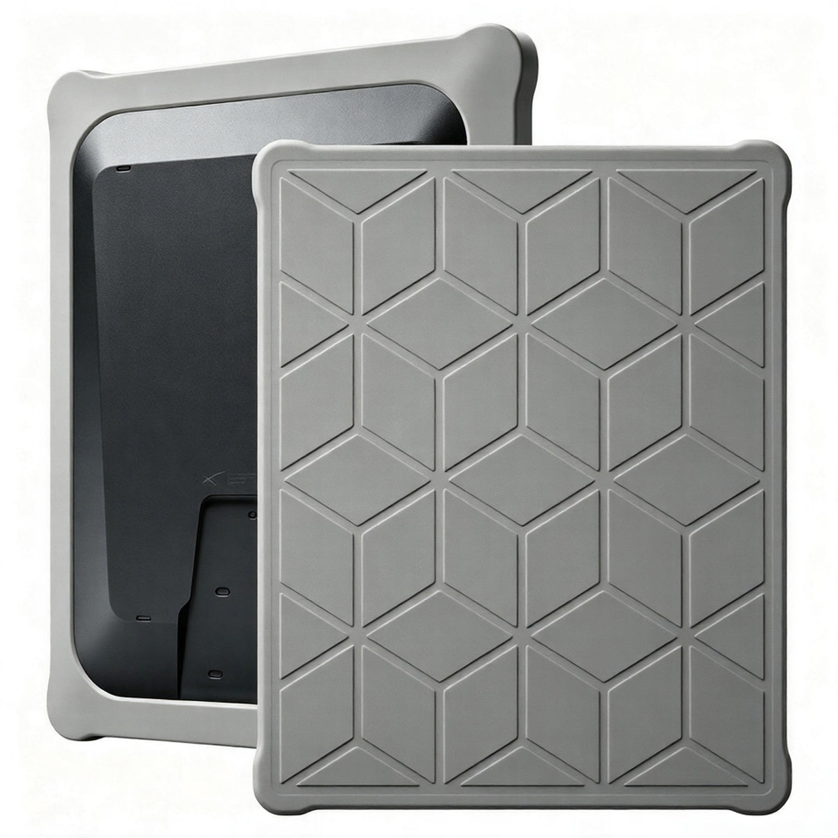 Gray Starlink V5 Silicone Protective Case 3D Diamond Pattern color option