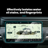 Center Console & Instrument Cluster Tempered Glass Screen Protector for Rivian R1T/R1S