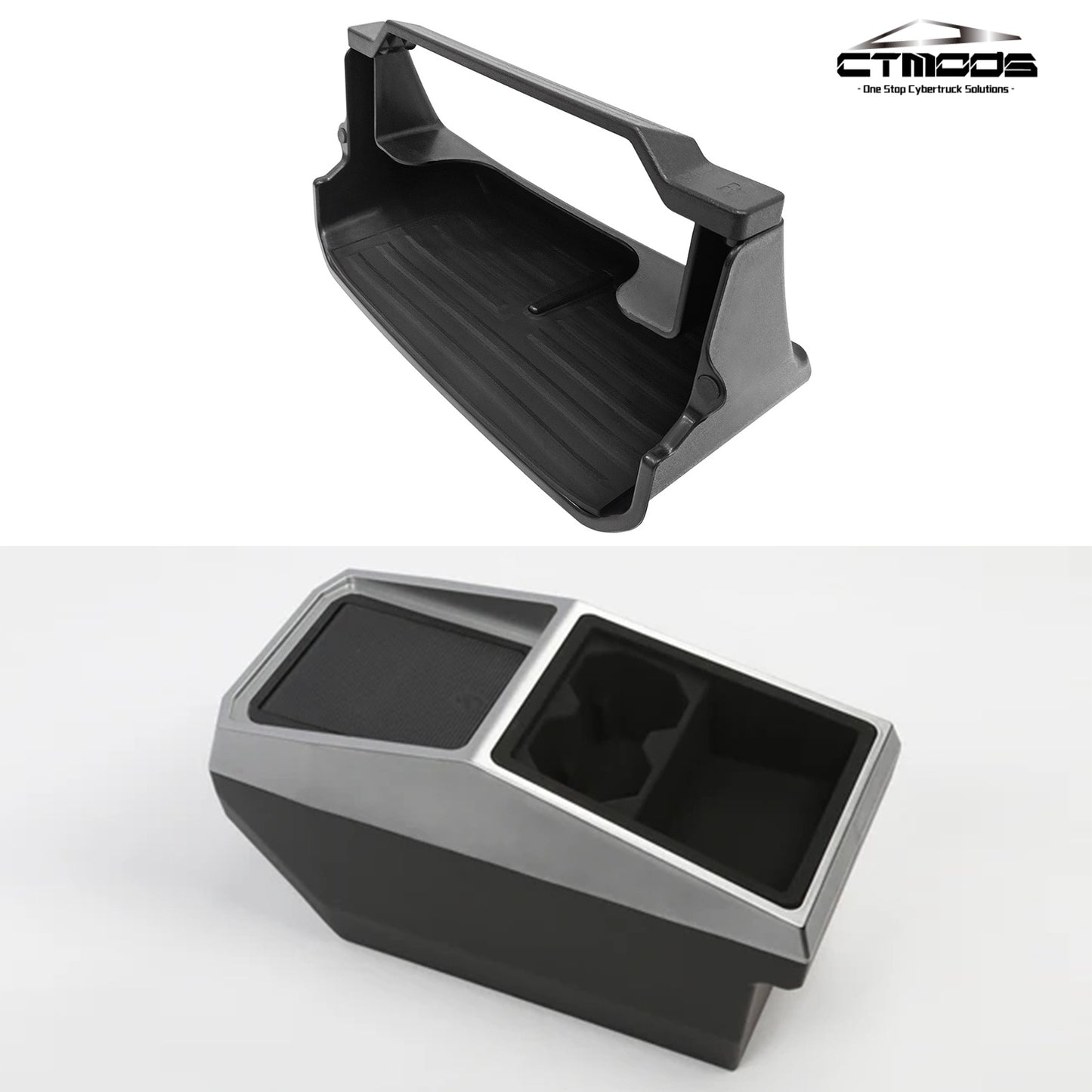 Lower LCD Screen Organizer Cybertruck Accessories CTmods