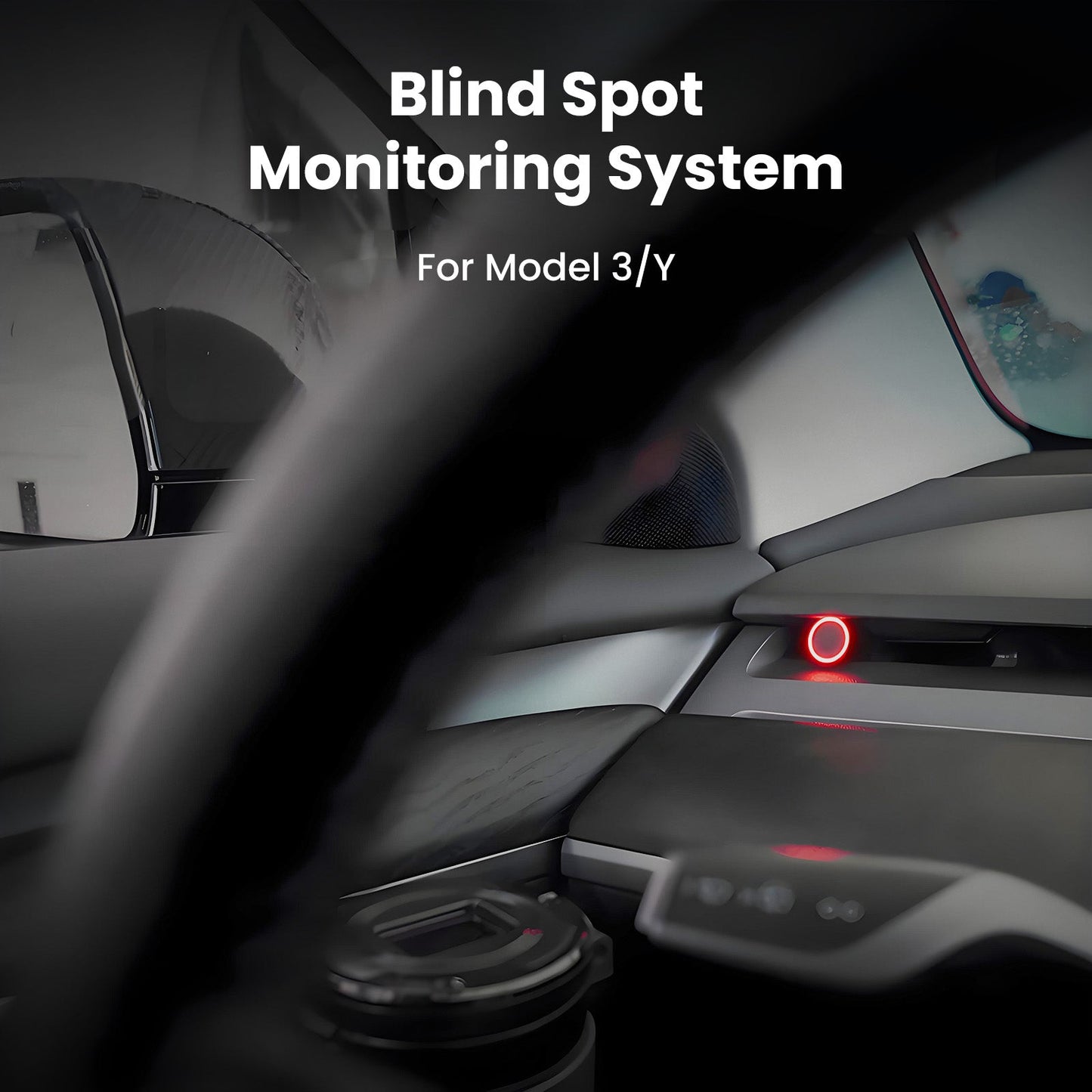CTmods® Left and Right Blind Spot Monitoring Assist System (Second Generation) For Model 3 / Model Y (AMD, 2021+)