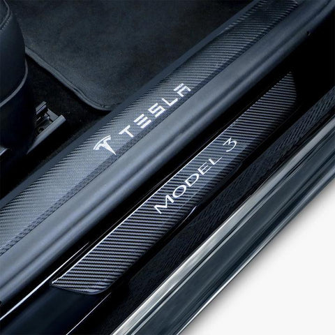 Tesstudio Tesla Model 3/Y LED illuminated Welcome Pedal Door Sill Protector