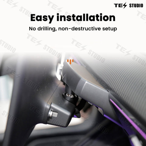 Swivel Mount Kit Center Screen Rotating Holder New Upgraded V2 & V3 Version For Tesla Model 3/Y/3 Highland Model Y Juniper