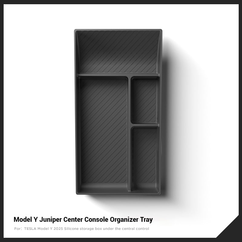 Bandeja organizadora de consola central, compartimento de almacenamiento de consola central para Tesla Model Y Juniper