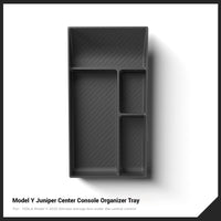 Bandeja organizadora de consola central, compartimento de almacenamiento de consola central para Tesla Model Y Juniper