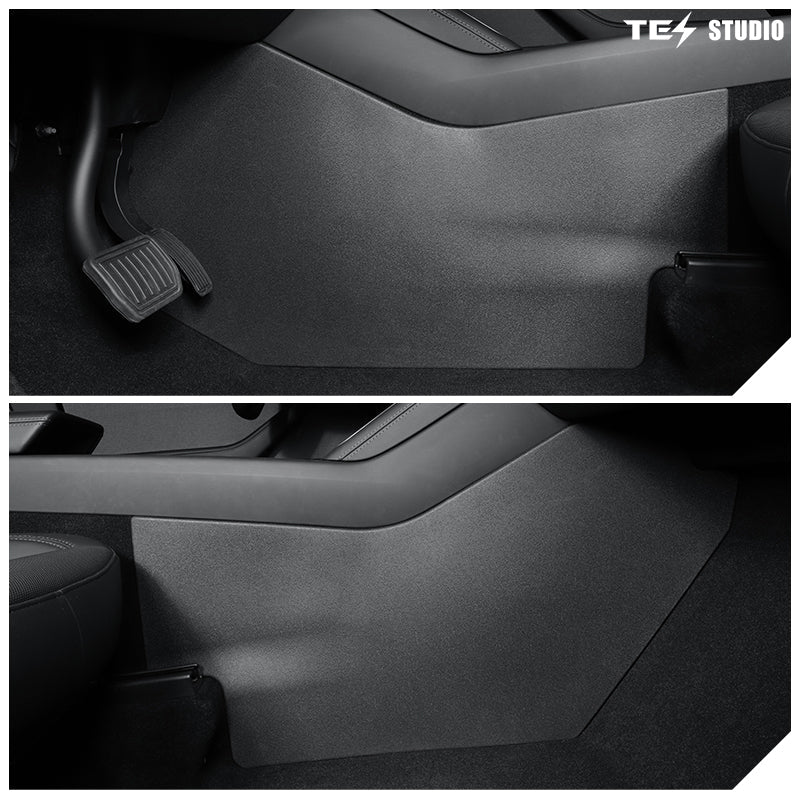 Rear Anti-kick Lower Pad Air Vent Guard Pedal Center Console Panel Protector (5Pcs) For Tesla Model Y Juniper