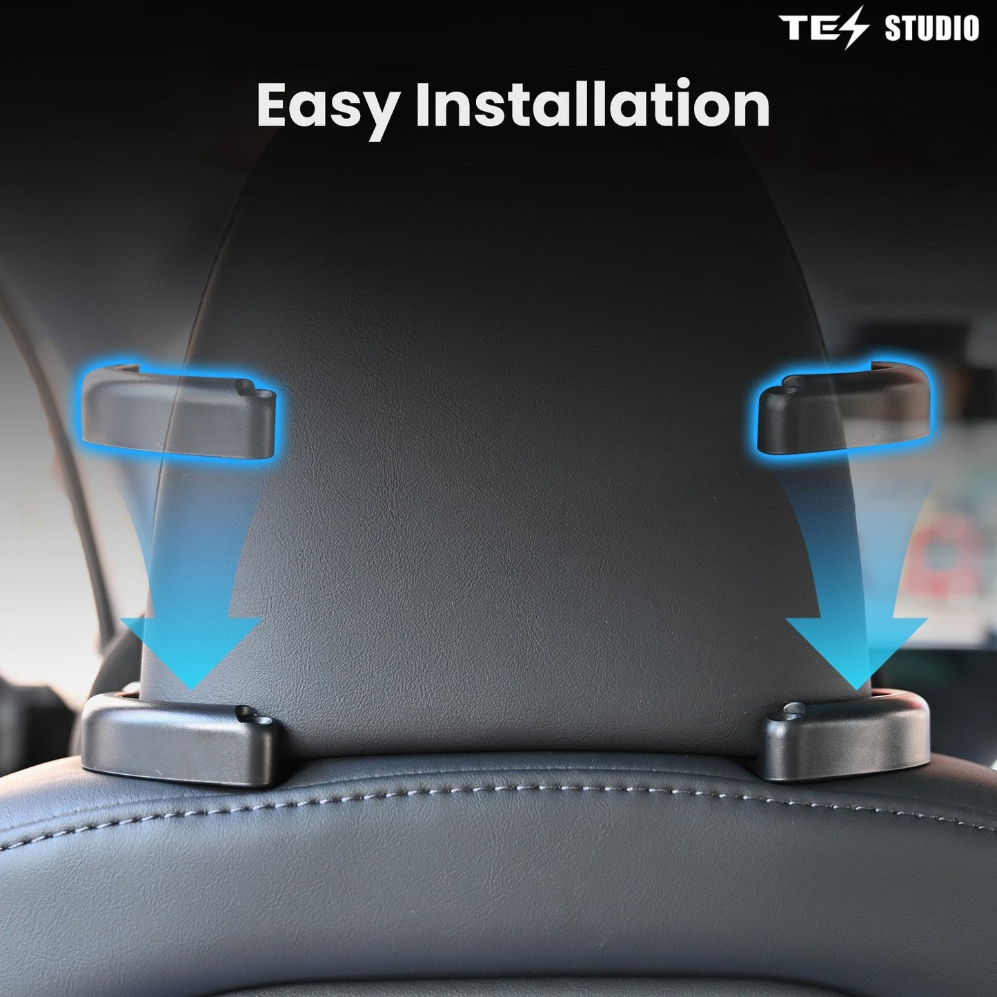 SPA Neck Pillow Adjustable Skin-friendly Headrest For Tesla Model Y Juniper