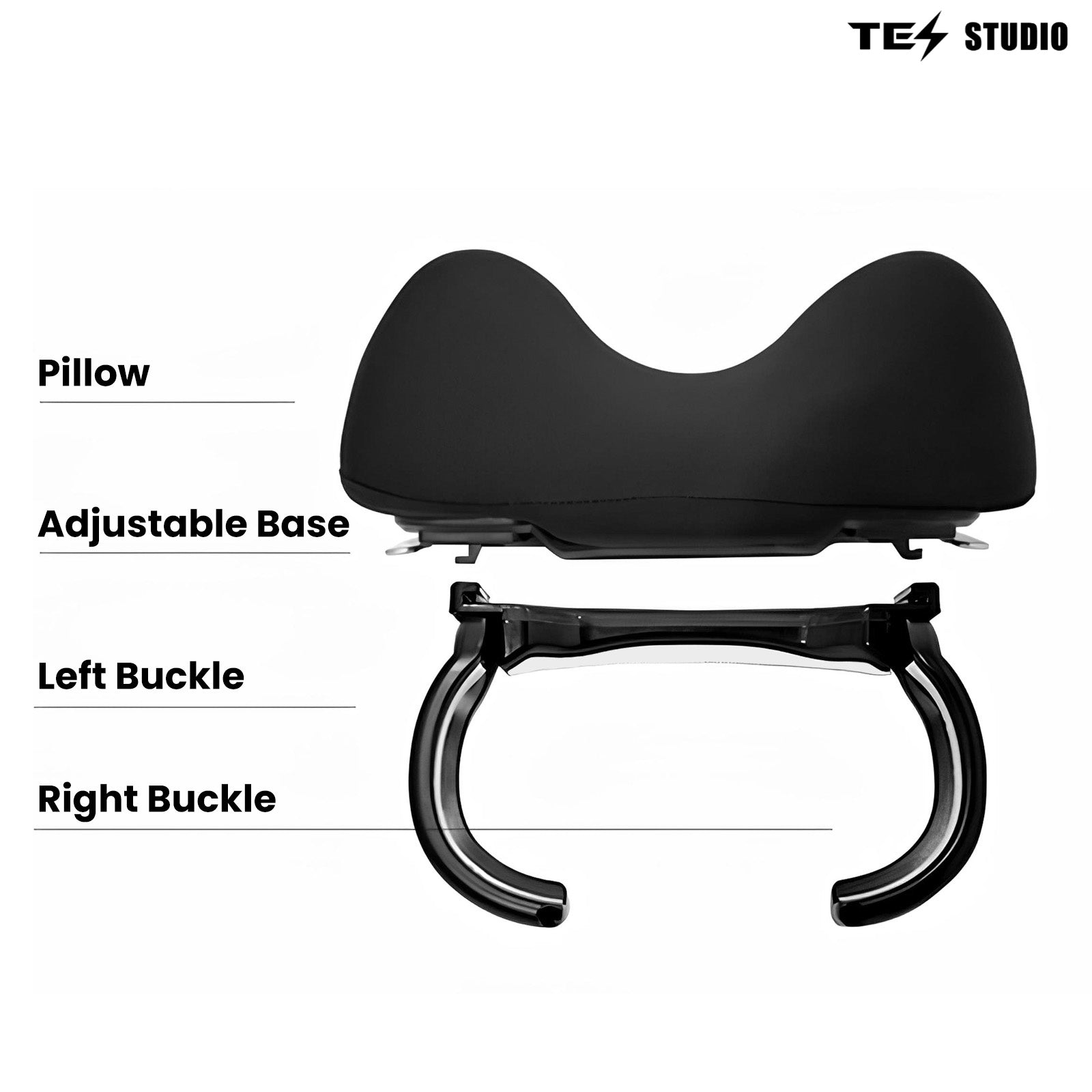 SPA Neck Pillow Adjustable Skin-friendly Headrest For Tesla Model Y Juniper