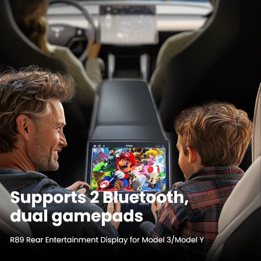 R89 Rear Entertainment Display Screen with Disney+ For Model 3/ Model Y (Feb 2019+) CTmods®