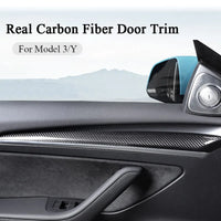 CTmods® Real Carbon Fiber Dashboard & Front Door Trim Kit For Model 3 / Y (2017–2024)